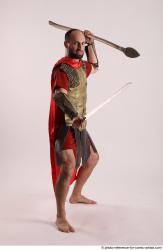 MARCUS STANDING POSE WITH SWORD AND SPEAR